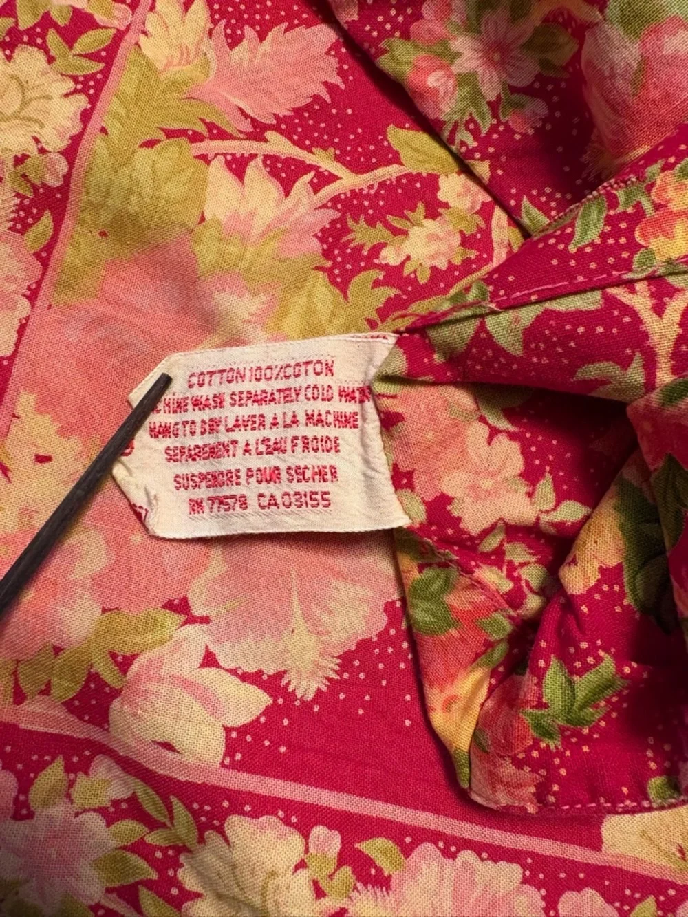 April Cornell Vintage Set of 2 Floral Pillow Shams